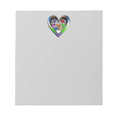 Farben der Liebe Notizblock (Vorderseite)