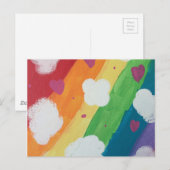 Farben der Liebe Postkarte (Vorne/Hinten)