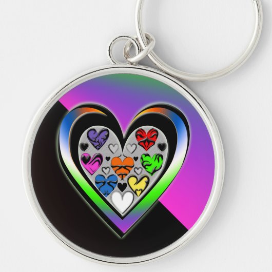 Farben der Liebe Schlüsselanhänger (Vorne)