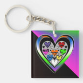 Farben der Liebe Schlüsselanhänger (Vorderseite)
