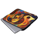 Farben der Mind-Serie. Entwurf aus Elementen Laptopschutzhülle (Vorne Knopf)