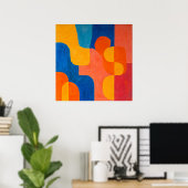 Farben der Mitte des Jahrhunderts Poster (Heimbüro)
