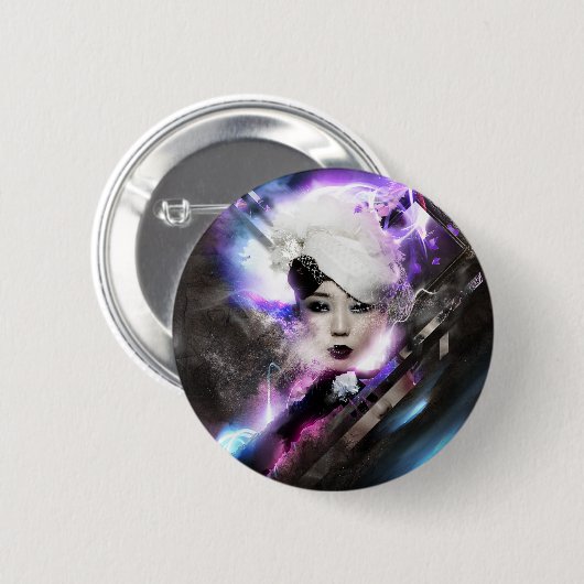 Farben der Mode - Abzeichen Button (Vorne & Hinten)