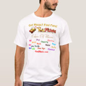 Farben der Musik T-Shirt (Vorderseite)