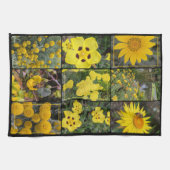 Farben der Natur - Gelbe Blumen Geschirrtuch (Horizontal)