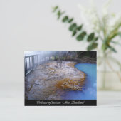 Farben der Natur, Neuseeland, Thermische Wunder Postkarte (Stehend Vorderseite)