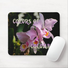 Farben der Orchideen-Mausunterlage Kolumbiens Mousepad
