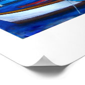 Farben der Portofino-Malerei Poster (Ecke)