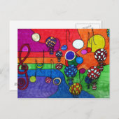 Farben der Postkarte (Vorne/Hinten)