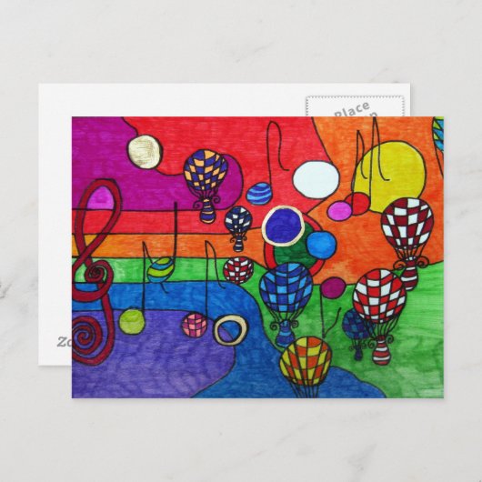 Farben der Postkarte (Vorne/Hinten)