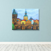 Farben der Prager Leinwand (Insitu (Holzboden))