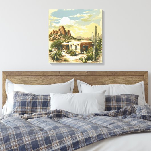 Farben der Ranch Leinwand Kunst (Insitu (Schlafzimmer))