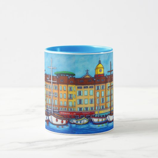 Farben der Saint-Tropez-Tasse von Lisa Lorenz Tasse (Zentrum)