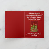 Farben der Saison Feiertagskarte (Innenseite)