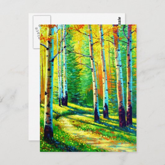 Farben der Saison Postkarte (Vorne/Hinten)