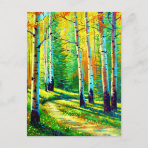 Farben der Saison Postkarte