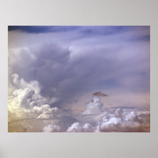 Farben der Sky Print Poster (Vorne)