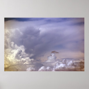 Farben der Sky Print Poster
