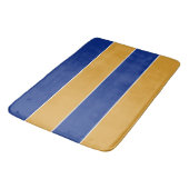 Farben der Staatsflagge in Massachusetts Badematte (Schrägansicht)