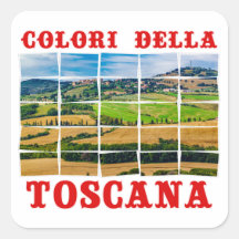 "Farben der Toskana" Landschaft. Palette Italien