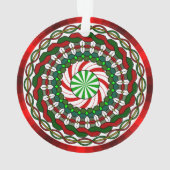Farben der Weihnachtsakrylverzierung Ornament (Rückseite)