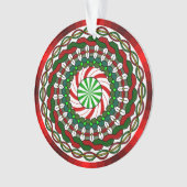 Farben der Weihnachtsakrylverzierung Ornament (Vorderseite)