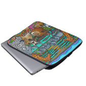 Farben des Afrika-Neopren-Laptops Sleeve 13 Zoll (Vorne Knopf)