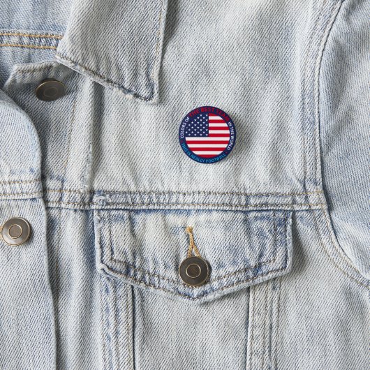 Farben des besten Teams der Welt Button (Beispiel)