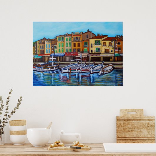 Farben des Cassis Value Poster Print (Küche)