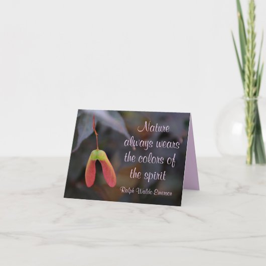 Farben des Emerson Zitats (Vorderseite)