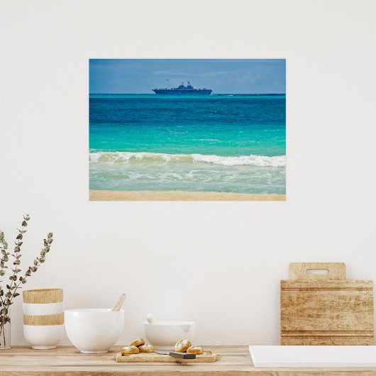 Farben des Flugzeugführers Poster (Küche)