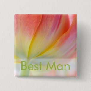 Farben des Frühlinges • Hochzeits-Knopf Button