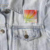 Farben des Frühlinges • Hochzeits-Knopf Button (Beispiel)