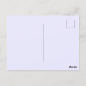 Farben des Geistes Emerson Zitat Postkarte (Rückseite)