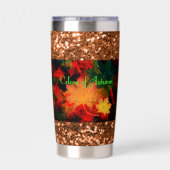 Farben des Herbstes Thermobecher (Rückseite)