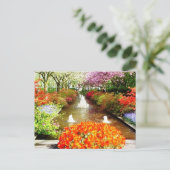 Farben des Lebens Postkarte (Stehend Vorderseite)