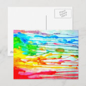 Farben des Lebens Postkarte (Vorne/Hinten)