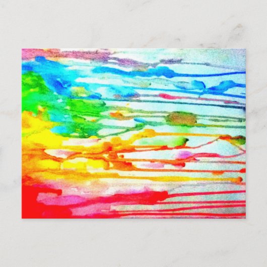 Farben des Lebens Postkarte (Vorderseite)