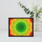 Farben des Lebens Postkarte (Stehend Vorderseite)
