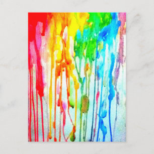 Farben des Lebens Postkarte