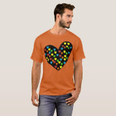 Farben des Liebe Mädchen T-Shirt (Vorne ganz)