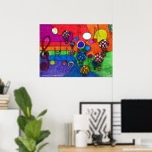 Farben des Musikposters Poster (Heimbüro)
