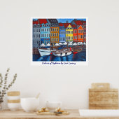 Farben des Nyhavn Poster Print (Küche)