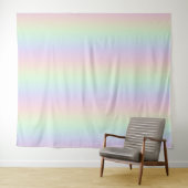 Farben des Party Rainbow Pastel FotoStand Hintergr Wandteppich (Beispiel (Horizontal))