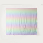 Farben des Party Rainbow Pastel FotoStand Hintergr Wandteppich (Vorderseite (Horizontal))