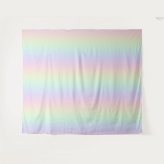 Farben des Party Rainbow Pastel FotoStand Hintergr Wandteppich (Vorderseite (Horizontal))