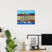 Farben des Posters Saint-Tropez von Lisa Lorenz Poster (Heimbüro)