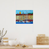 Farben des Posters Saint-Tropez von Lisa Lorenz Poster (Küche)