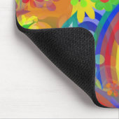 Farben des Powers der Blume Mousepad (Ecke)