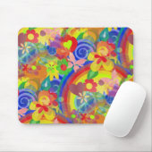 Farben des Powers der Blume Mousepad (Mit Mouse)